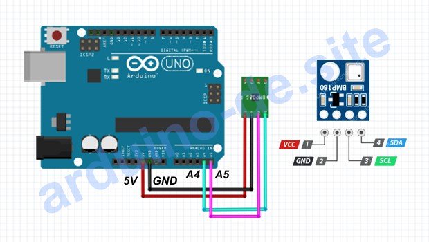 Wie man einen BMP180 an einen Arduino anschließt