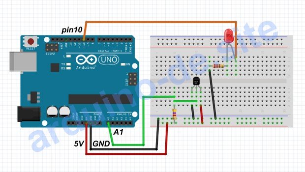 Wie man einen DS18B20 an einen Arduino anschließt