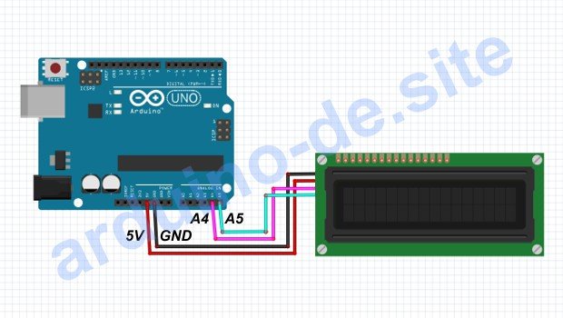 Wie man ein Gerät an den i2c-Bus anschließt Arduino