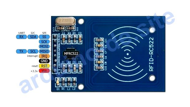 RFID-Modul RC522 Arduino pinout, datasheet