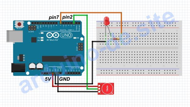 Wie man einen TTP223 an einen Arduino anschließt