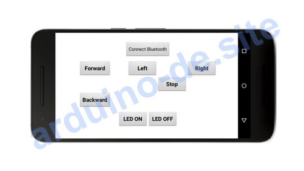 Android-App für die Arduino Roboterauto