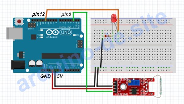 Wie man einen KY-021 an einen Arduino anschließt