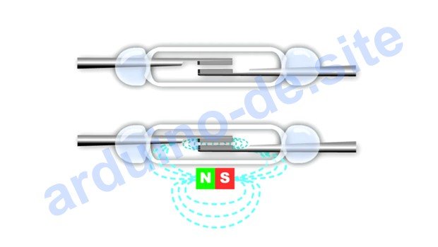 Reed Kontakt Sensor KY-021 Arduino pinout, datasheet