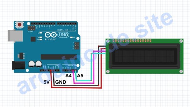 Wie man einen LCD 16x2 i2c an einen Arduino anschließt