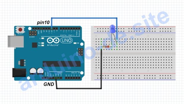 Arduino PWM (Pulse-Width Modulation) Implementierung