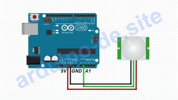 Wie man einen Bewegungsmelder an einen Arduino anschließt