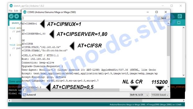 Firmware ESP-01 ESP8266 Wi-Fi Modul von Arduino Uno