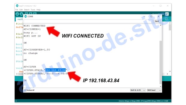 ESP-01 WiFi-Netzwerkverbindung mit Router